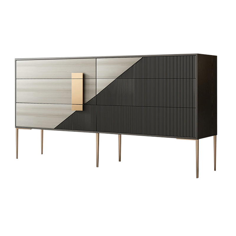 Glam Horizontal Storage Chest with Soft-Close Drawers for Home 6 Clearhalo 'Bedroom Furniture' 'Dressers & Chests' 'dressers_chests' 'furn' 'furn_dressers_chests' 'Furniture' 7798263