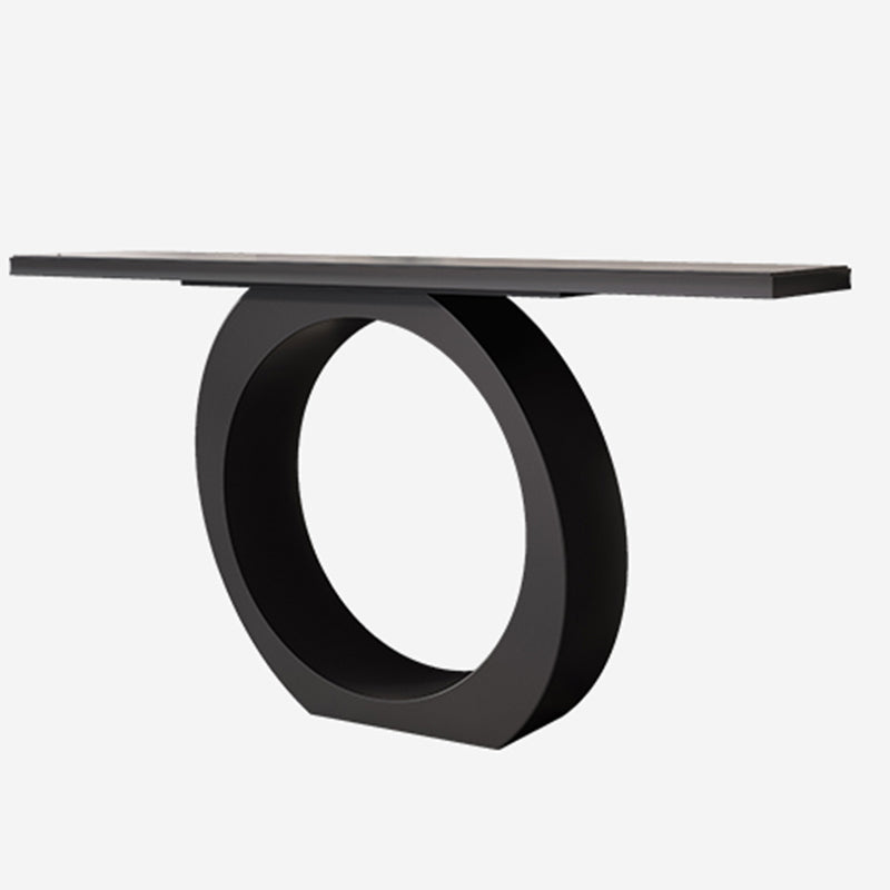 Contemporary Wooden Console Accent Table with Rectangle Top for Hall