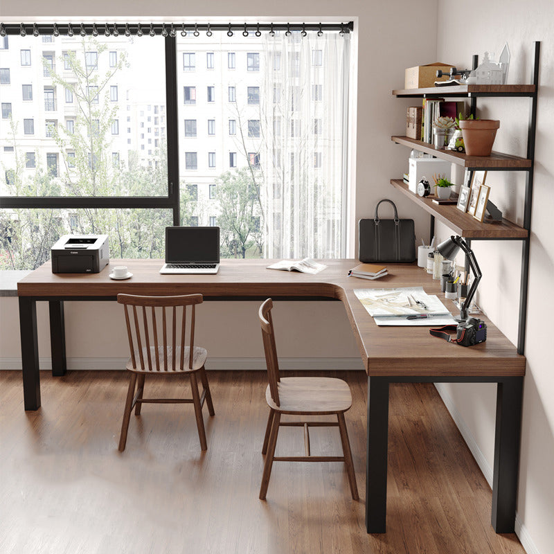 Scrivania da 29,25 pollici H Distano da scrittura contemporanea in legno massiccio