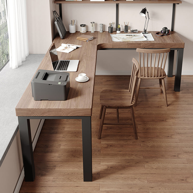 Scrivania da 29,25 pollici H Distano da scrittura contemporanea in legno massiccio