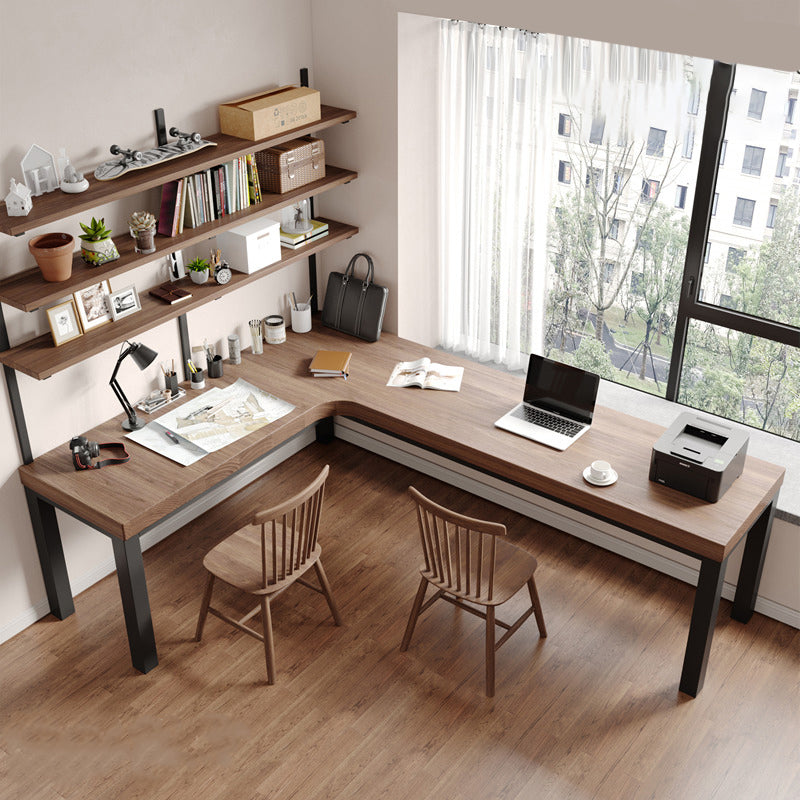 Scrivania da 29,25 pollici H Distano da scrittura contemporanea in legno massiccio