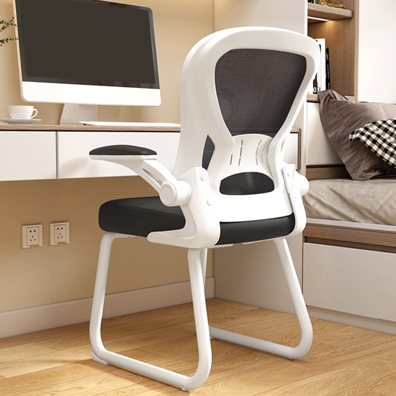 Chaise de bureau à armes rembourrées contemporaines chaise de bureau ergonomique pour le bureau