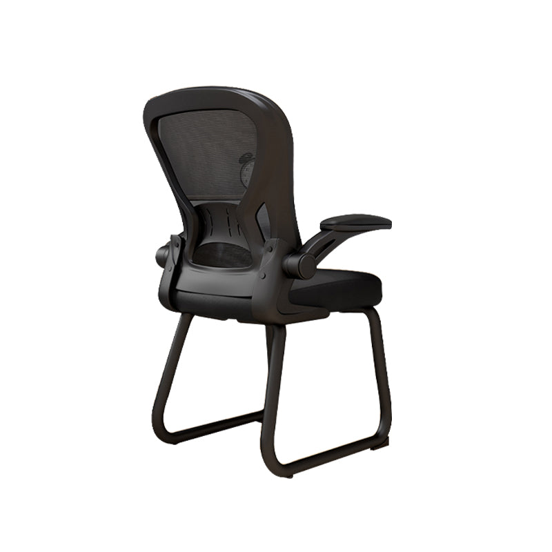 Chaise de bureau à armes rembourrées contemporaines chaise de bureau ergonomique pour le bureau