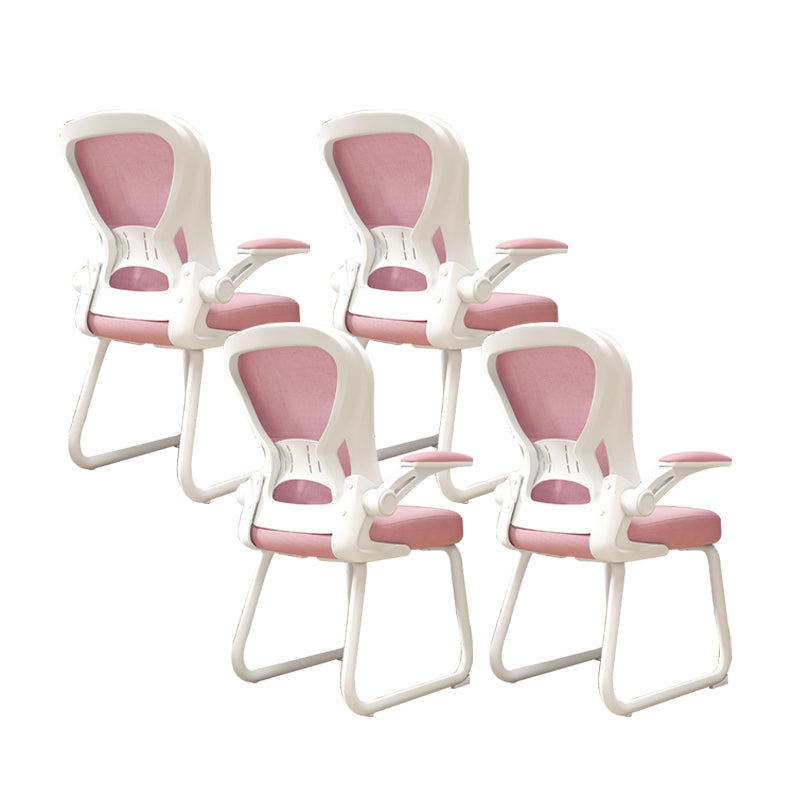 Chaise de bureau à armes rembourrées contemporaines chaise de bureau ergonomique pour le bureau