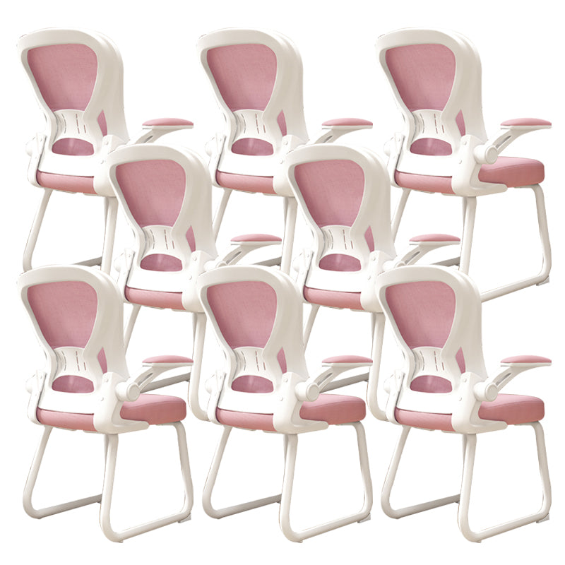 Chaise de bureau à armes rembourrées contemporaines chaise de bureau ergonomique pour le bureau