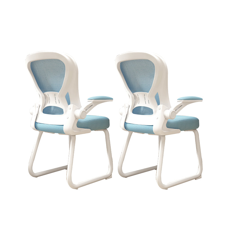 Chaise de bureau à armes rembourrées contemporaines chaise de bureau ergonomique pour le bureau