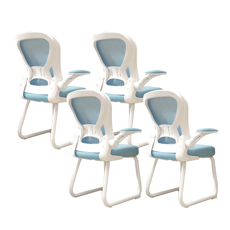 Chaise de bureau à armes rembourrées contemporaines chaise de bureau ergonomique pour le bureau