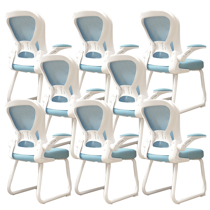 Chaise de bureau à armes rembourrées contemporaines chaise de bureau ergonomique pour le bureau