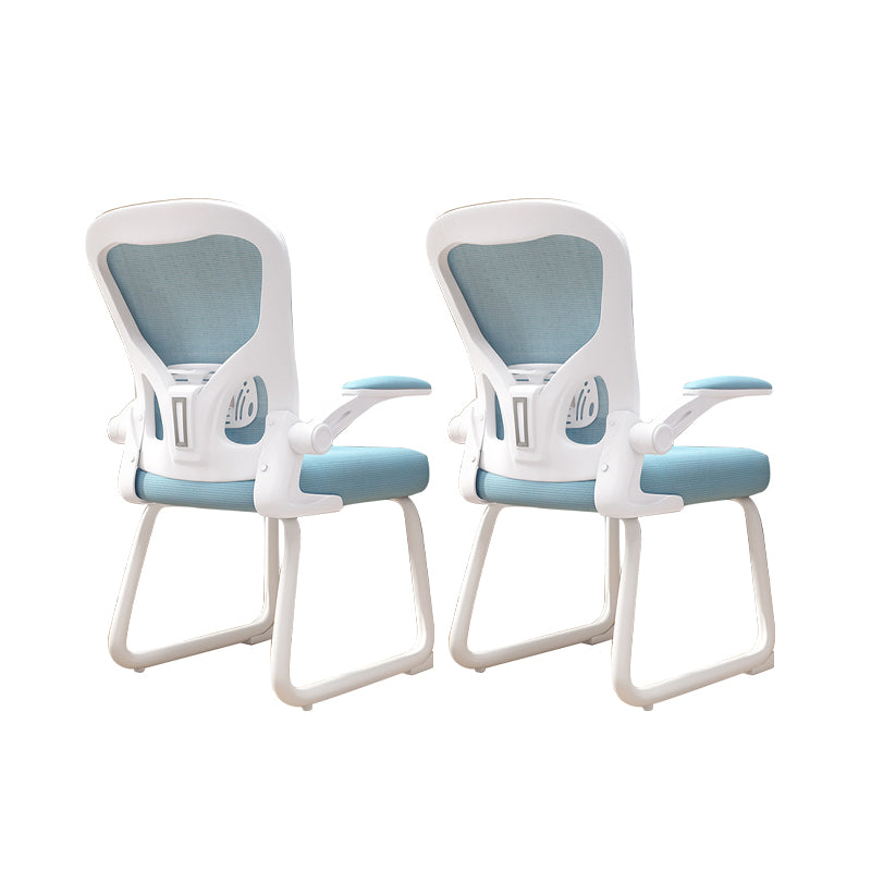 Chaise de bureau à armes rembourrées contemporaines chaise de bureau ergonomique pour le bureau