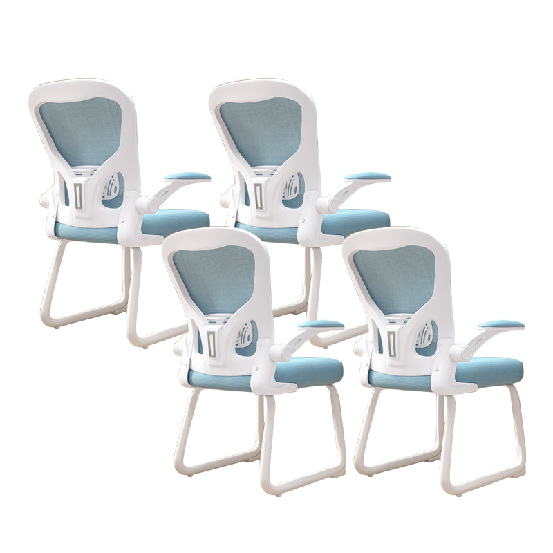 Chaise de bureau à armes rembourrées contemporaines chaise de bureau ergonomique pour le bureau