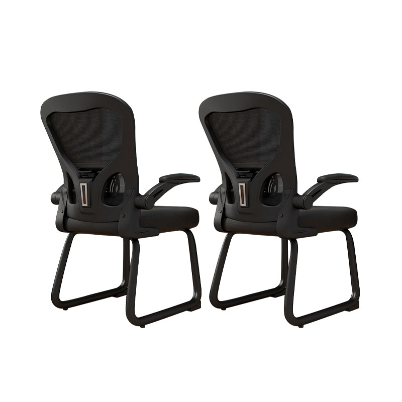 Chaise de bureau à armes rembourrées contemporaines chaise de bureau ergonomique pour le bureau