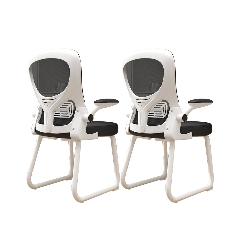 Chaise de bureau à armes rembourrées contemporaines chaise de bureau ergonomique pour le bureau