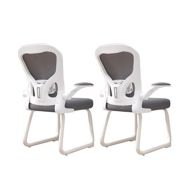 Chaise de bureau à armes rembourrées contemporaines chaise de bureau ergonomique pour le bureau