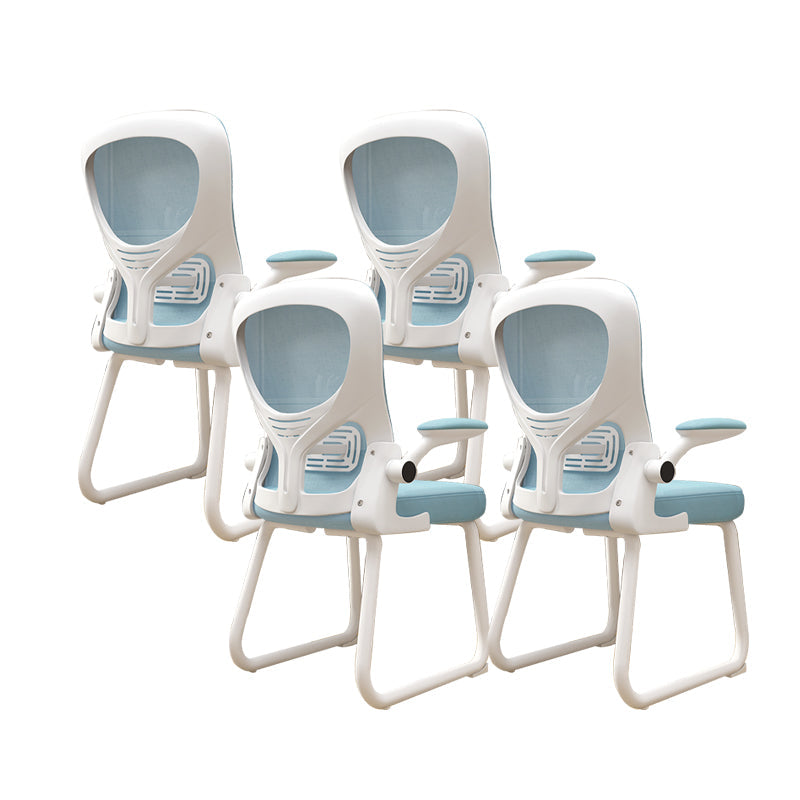 Chaise de bureau à armes rembourrées contemporaines chaise de bureau ergonomique pour le bureau