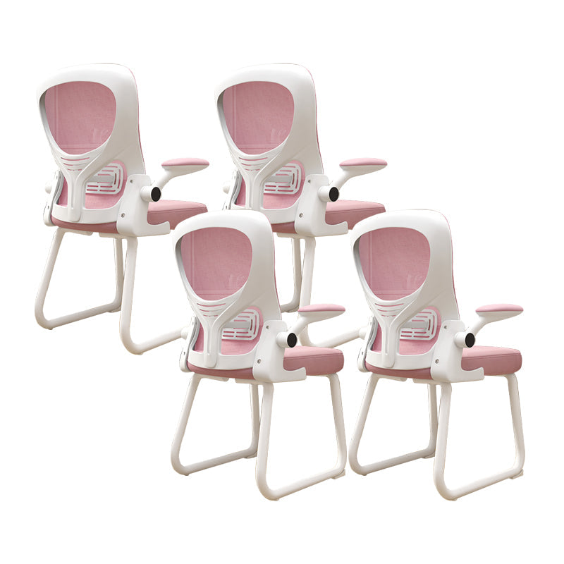 Chaise de bureau à armes rembourrées contemporaines chaise de bureau ergonomique pour le bureau