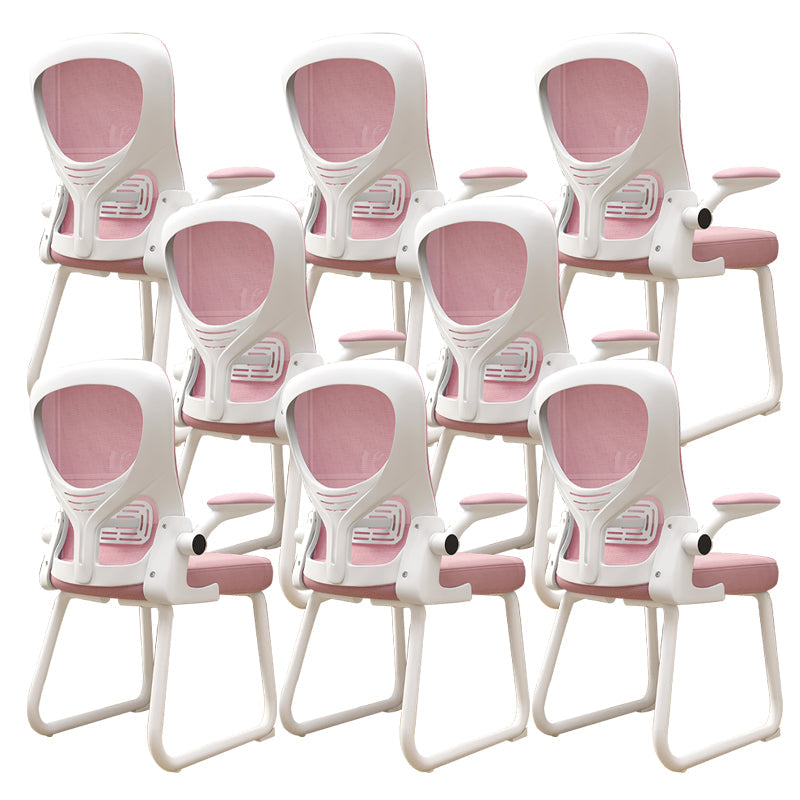 Chaise de bureau à armes rembourrées contemporaines chaise de bureau ergonomique pour le bureau