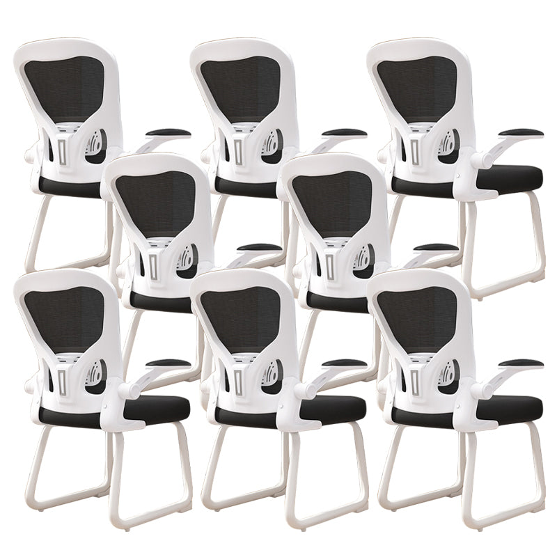 Chaise de bureau à armes rembourrées contemporaines chaise de bureau ergonomique pour le bureau