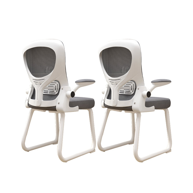 Chaise de bureau à armes rembourrées contemporaines chaise de bureau ergonomique pour le bureau