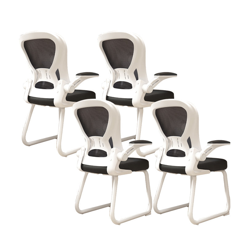 Chaise de bureau à armes rembourrées contemporaines chaise de bureau ergonomique pour le bureau