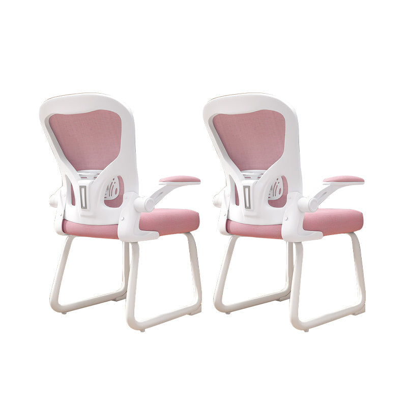 Chaise de bureau à armes rembourrées contemporaines chaise de bureau ergonomique pour le bureau