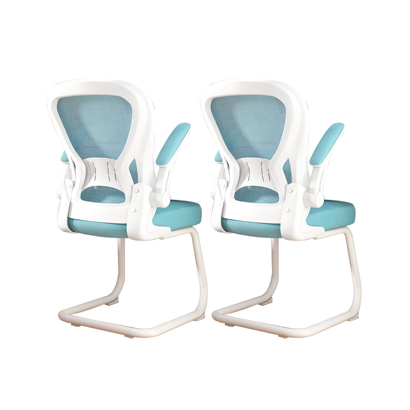 Chaise de bureau à armes rembourrées contemporaines chaise de bureau ergonomique pour le bureau