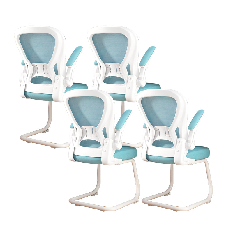 Chaise de bureau à armes rembourrées contemporaines chaise de bureau ergonomique pour le bureau