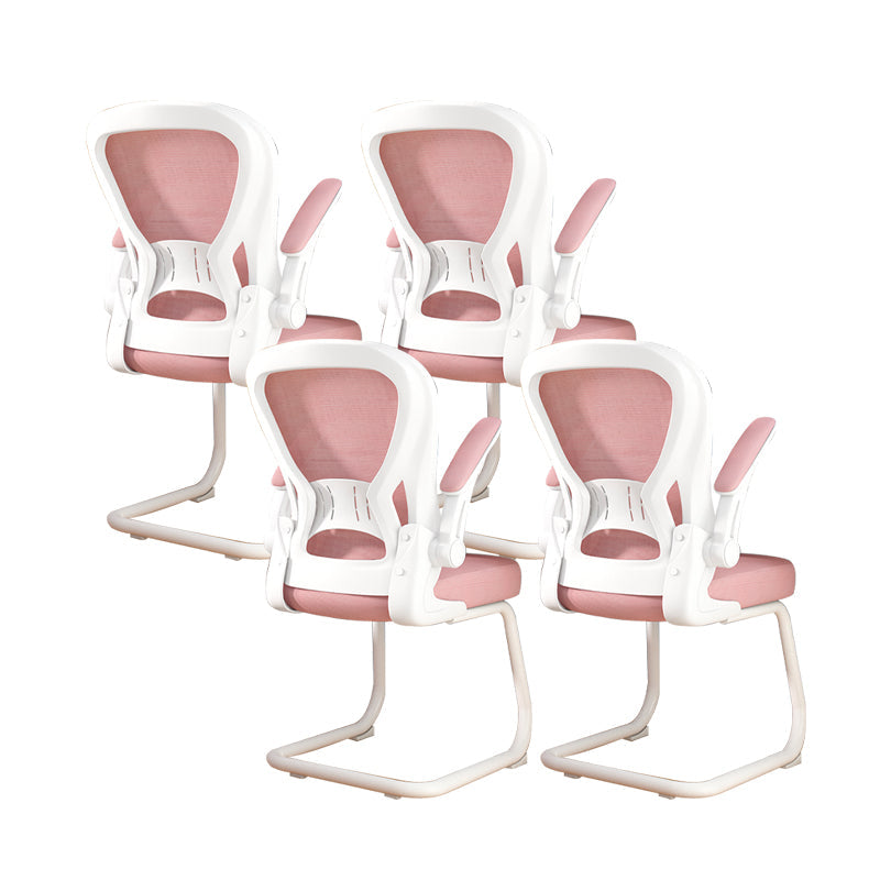 Chaise de bureau à armes rembourrées contemporaines chaise de bureau ergonomique pour le bureau