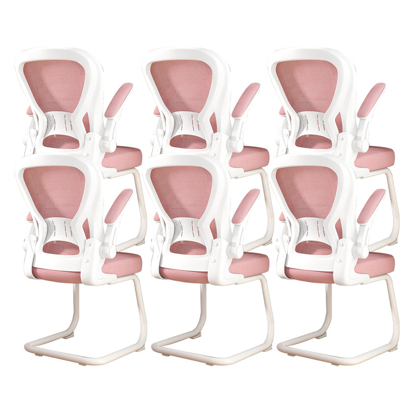 Chaise de bureau à armes rembourrées contemporaines chaise de bureau ergonomique pour le bureau