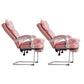 Padded Arms Office Chair Modern Leather No Distressing Ergonomic Desk Chair Pink 2 Piece Set Clearhalo 'furn' 'furn_office_chair' 'Furniture' 'Office Chairs' 'Office Furniture' 'office_chair' 7799382