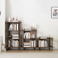Scandinavian Open Back Wood Shelf Bookcase with Shelves for Home Office Clearhalo 'Bookcases' 'furn' 'furn_bookcases' 'Furniture' 'Office Furniture' 7799387