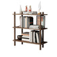 Scandinavian Open Back Wood Shelf Bookcase with Shelves for Home Office 31"L x 12"W x 32"H Brown Clearhalo 'Bookcases' 'furn' 'furn_bookcases' 'Furniture' 'Office Furniture' 7799391