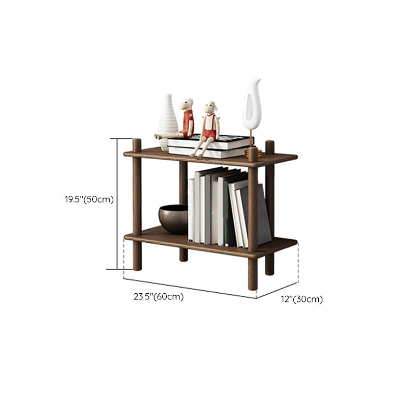 Scandinavian Open Back Wood Shelf Bookcase with Shelves for Home Office Clearhalo 'Bookcases' 'furn' 'furn_bookcases' 'Furniture' 'Office Furniture' 7799405