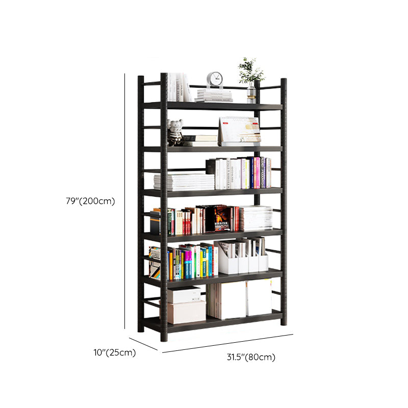 Scaffali di libreria moderni per scaffali in metallo aperto per l'home office