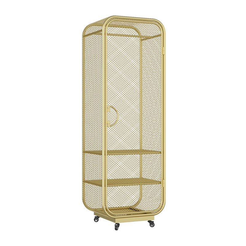 Armario de metal de dormitorio Estilo industrial Armario rectangular con puerta con puerta