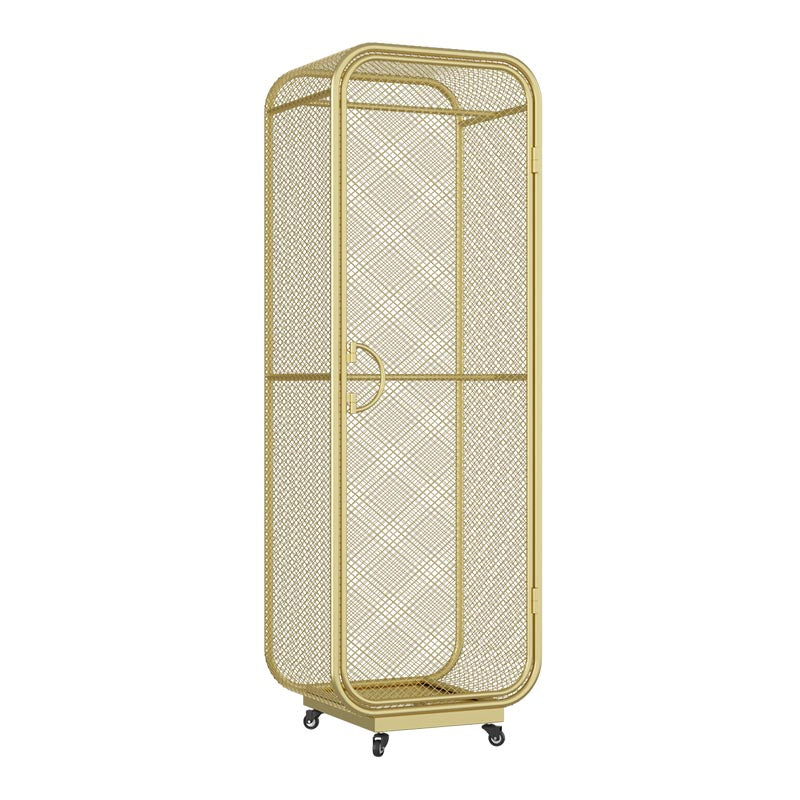 Armario de metal de dormitorio Estilo industrial Armario rectangular con puerta con puerta