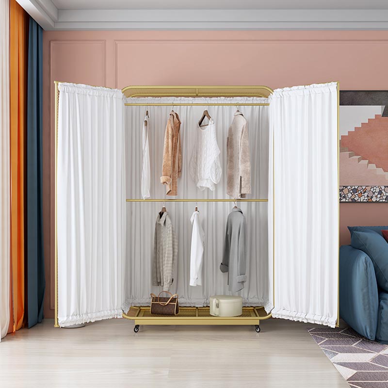 Armario de metal de dormitorio Estilo industrial Armario rectangular con puerta con puerta