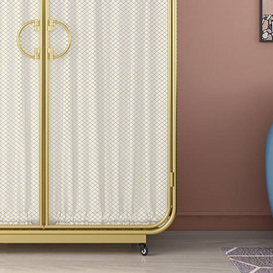 Armario de metal de dormitorio Estilo industrial Armario rectangular con puerta con puerta