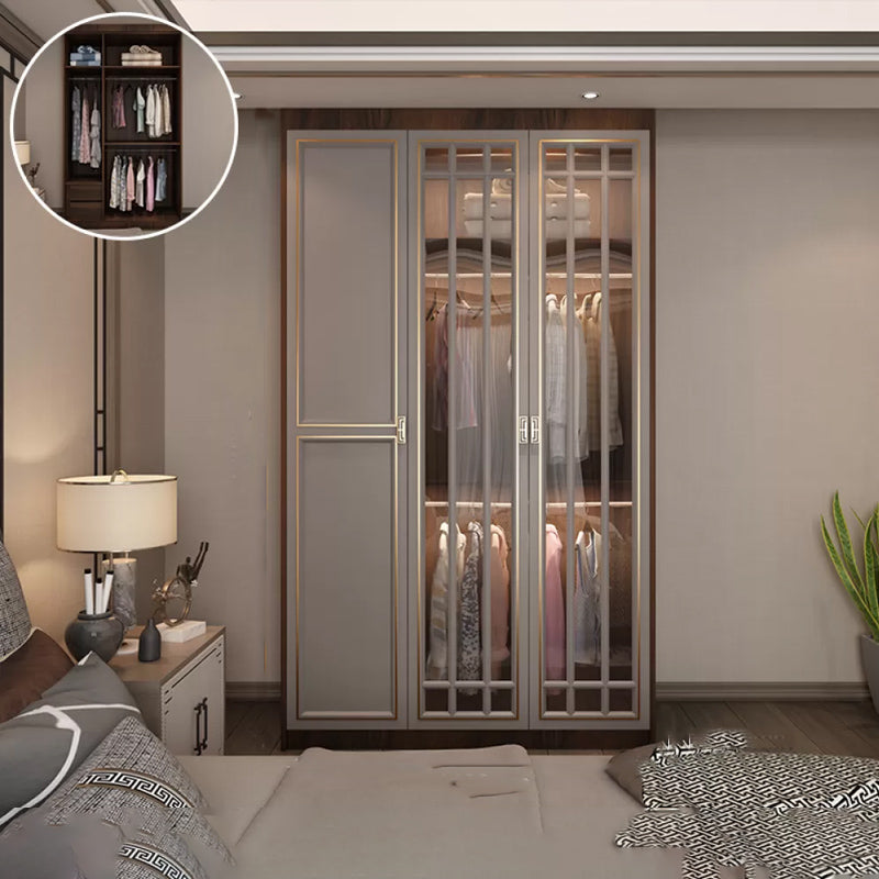 Armoire autoportante moderne Armoire de garde-robe en bois d'origine