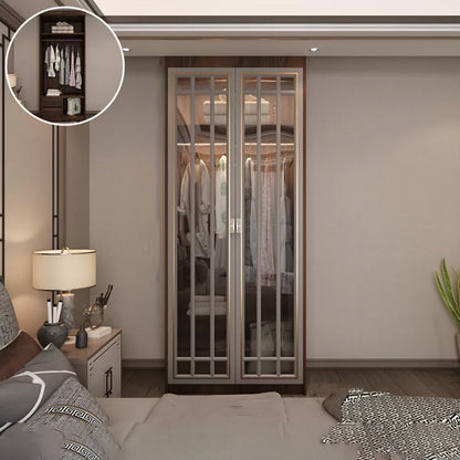 Armoire autoportante moderne Armoire de garde-robe en bois d'origine