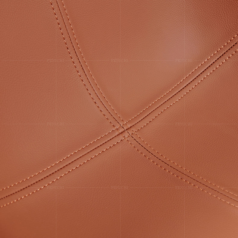 Glam Curved Dining Chair Faux Leather Dining Chairs with Black Legs Clearhalo 'Dining Chairs' 'Dining Tables & Seating' 'dining_chair' 'furn' 'furn_dining_chair' 'Furniture' 'Kitchen & Dining Furniture' 7801786