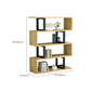 Scandinavian Wood Open Back Shelf Bookcase with Shelves for Home Office Clearhalo 'Bookcases' 'furn' 'furn_bookcases' 'Furniture' 'Office Furniture' 7802191