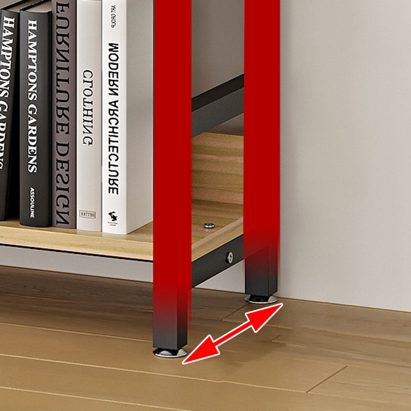 Black Modern Open Back Shelf Bookcase Shelves Included for Home Office Clearhalo 'Bookcases' 'furn' 'furn_bookcases' 'Furniture' 'Office Furniture' 7802422