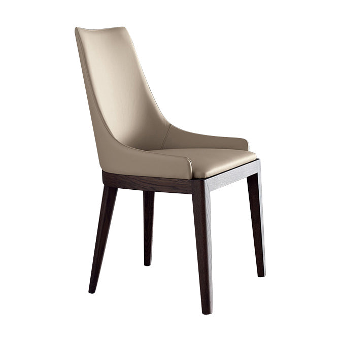 Coubien en faux cuir et salle à manger et accent en bois massif pour salle à manger