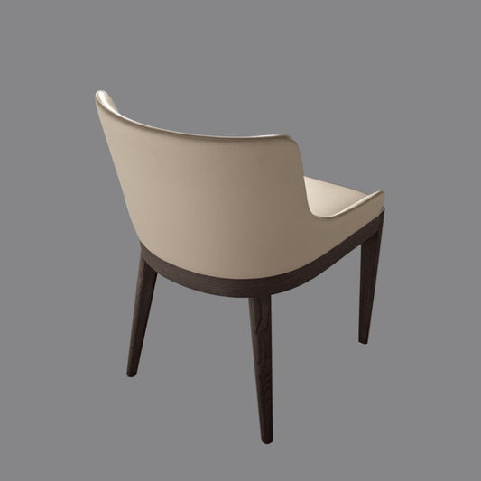 Faux Leather y Solid Wood Cining and Accent Sillas para comedor