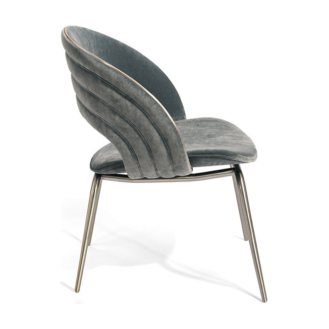 Metal contemporaneo e sedia da pranzo appesante