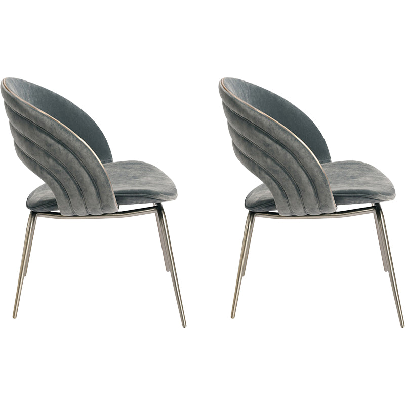 Metal contemporaneo e sedia da pranzo appesante