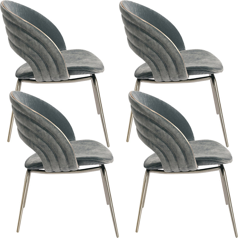 Metal contemporaneo e sedia da pranzo appesante