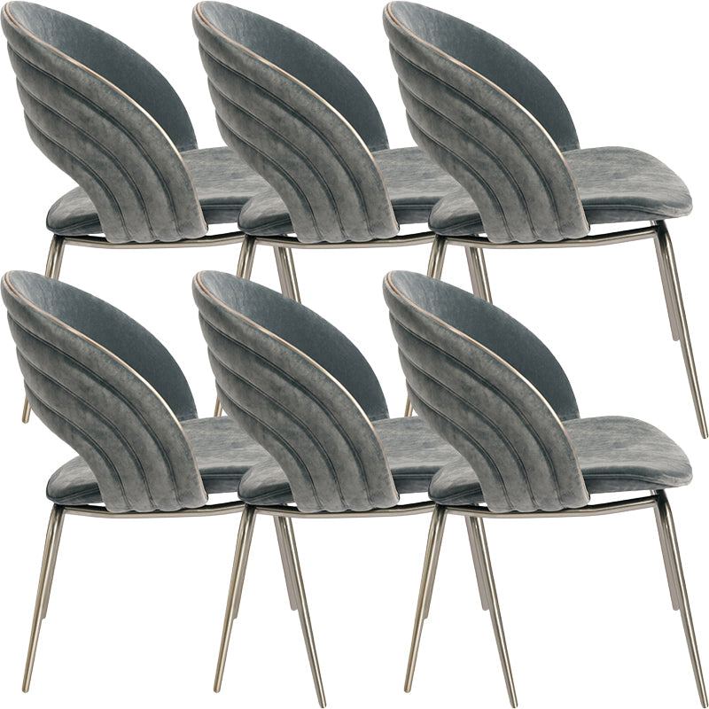 Metal contemporaneo e sedia da pranzo appesante