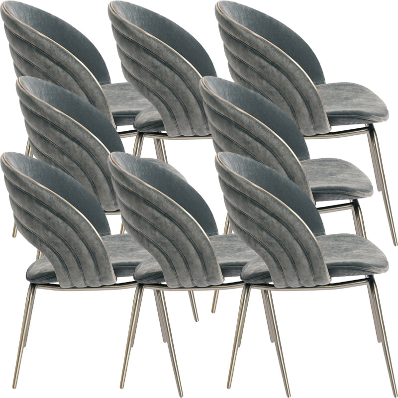 Metal contemporaneo e sedia da pranzo appesante