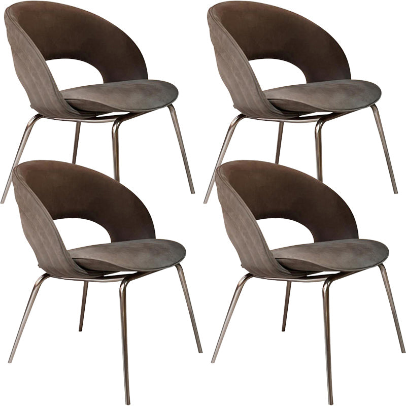 Metal contemporaneo e sedia da pranzo appesante